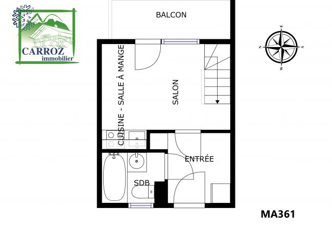 Apartment in Les Carroz d'Arâches - MA361 - 2 Pièces 5/6 Pers centre  Carroz Apartment in Les Carroz d'Arâches - MA361 - 2 Pièces 5/6 Pers centre  Carroz