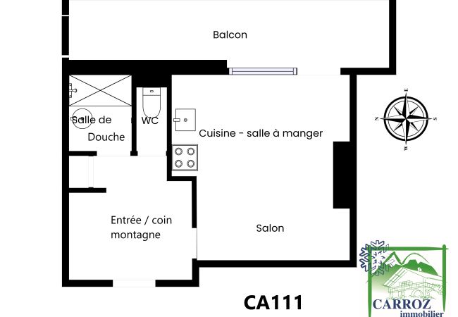 Studio in Les Carroz d'Arâches - CA111 - Studio 4 pers centre des Carroz Studio in Les Carroz d'Arâches - CA111 - Studio 4 pers centre des Carroz