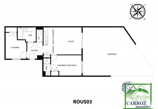 Apartment in Les Carroz d'Arâches - ROUS03 - Appartement 3 pièces 4/6pers - Proche pis Apartment in Les Carroz d'Arâches - ROUS03 - Appartement 3 pièces 4/6pers - Proche pis