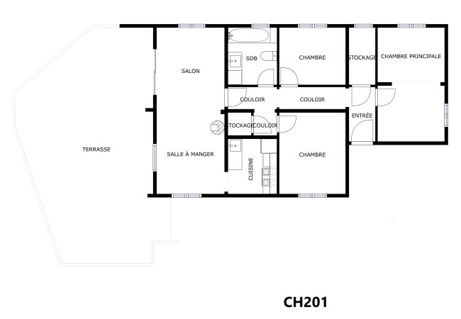 Chalet in Les Carroz d'Arâches - CH201 Chalet 6 Pers Proximité village Chalet in Les Carroz d'Arâches - CH201 Chalet 6 Pers Proximité village