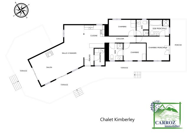 Chalet in Les Carroz d'Arâches - CH136 - Chalet Kimberley 7 pers. Centre village Chalet in Les Carroz d'Arâches - CH136 - Chalet Kimberley 7 pers. Centre village