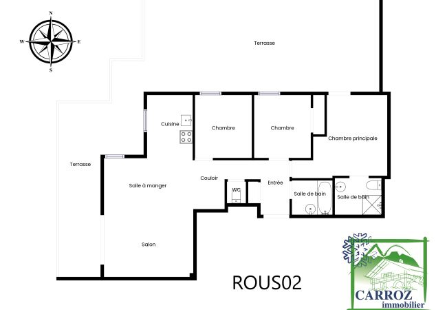 Apartment in Les Carroz d'Arâches - ROUS02 - Appartement 6/8 pers. centre station Apartment in Les Carroz d'Arâches - ROUS02 - Appartement 6/8 pers. centre station