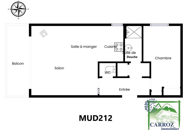 Apartment in Les Carroz d'Arâches - MUD212 - 2 pièces 4 pers. proche centre les Carroz Apartment in Les Carroz d'Arâches - MUD212 - 2 pièces 4 pers. proche centre les Carroz