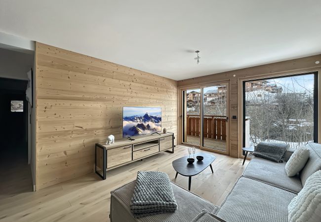 Appartement à Les Carroz d'Arâches - DBA104 - 4 pièces 6 pers. Centre village Carroz